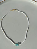Jewel Turquoise Gemstone Necklace Gold