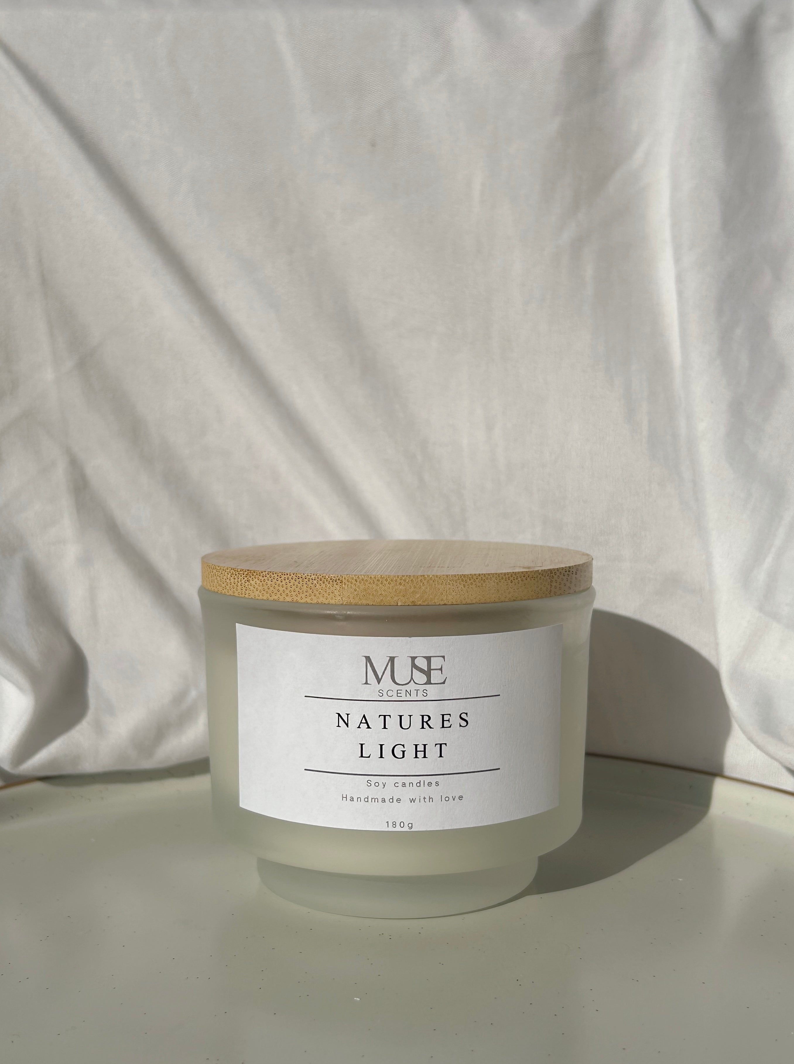 Natures Light 180g Candle