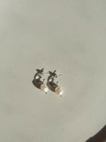 Eden Pearl Earrings Silver